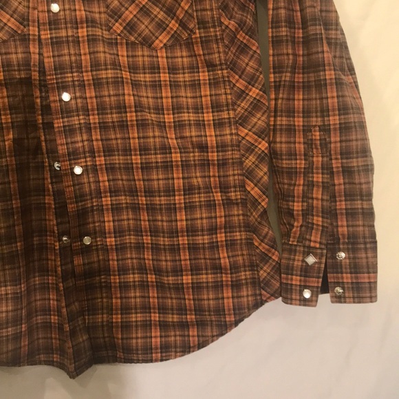 Men’s Medium Wrangler western style shirt - Picture 4 of 5